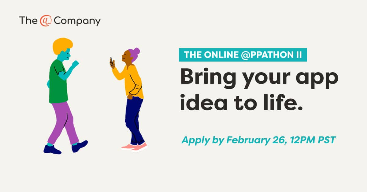 To participate in our @ppathon, apply by February 26